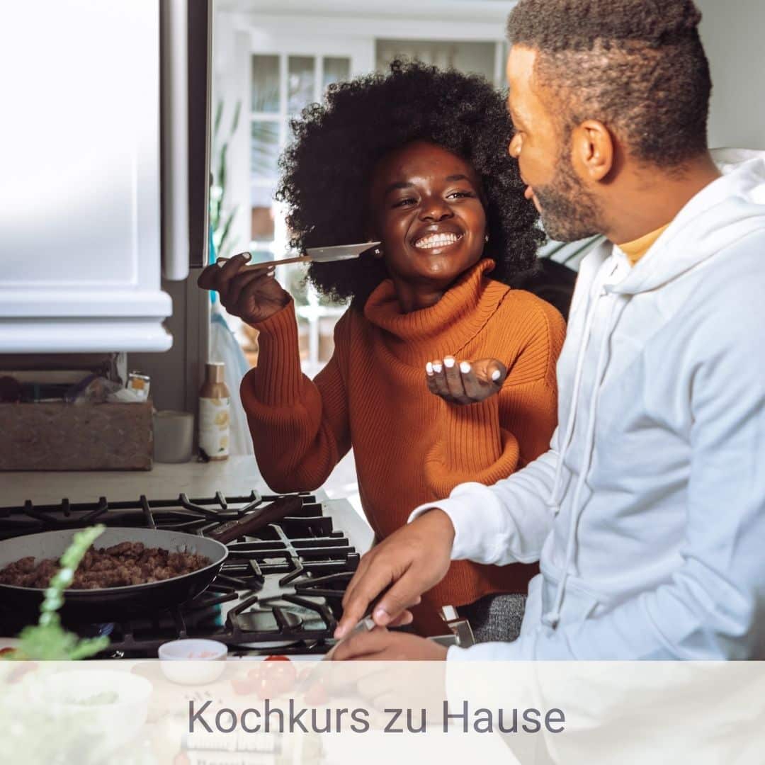 Ein Date mit einem Kochkurs zu Hause